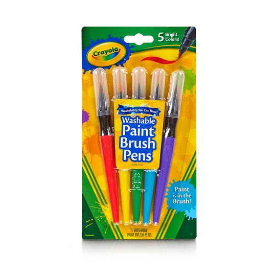 12 Packs: 5 ct. (60 total) Crayola® Washable Paint Brush Pens